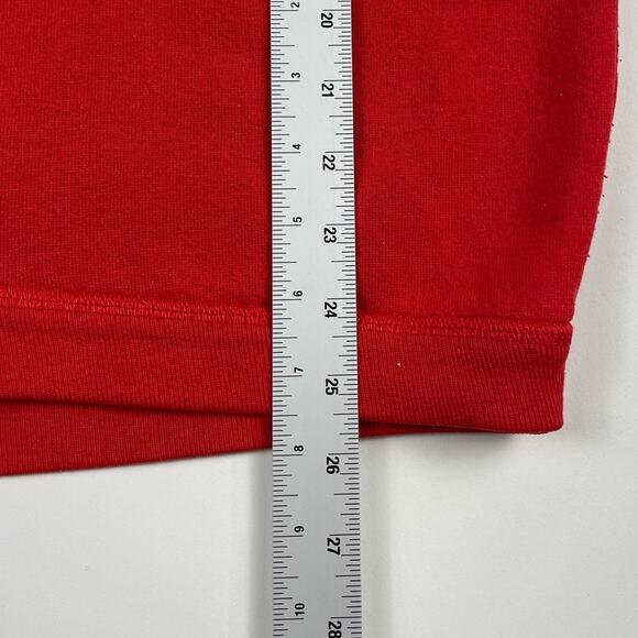 Vintage Disney Mickey Mouse Red Button Collar 80s Henley Sweatshirt Size Medium - Picture 7 of 7